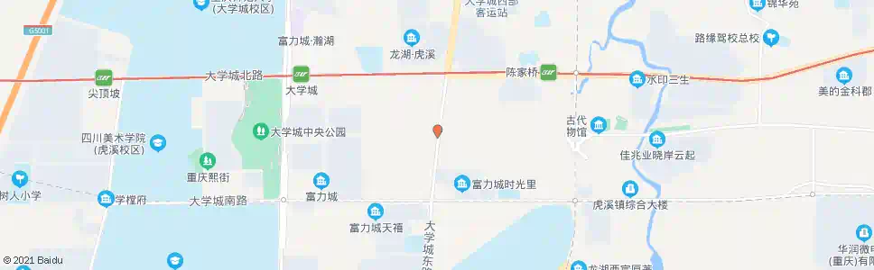 重庆城东路口_公交站地图_重庆公交_妙搜公交查询2025
