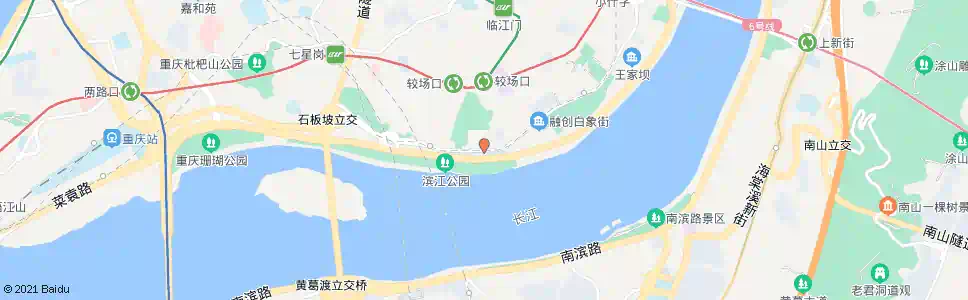 重庆解放西路_公交站地图_重庆公交_妙搜公交查询2025
