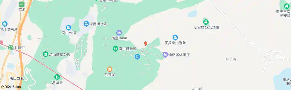 重庆南山_公交站地图_重庆公交_妙搜公交查询2025