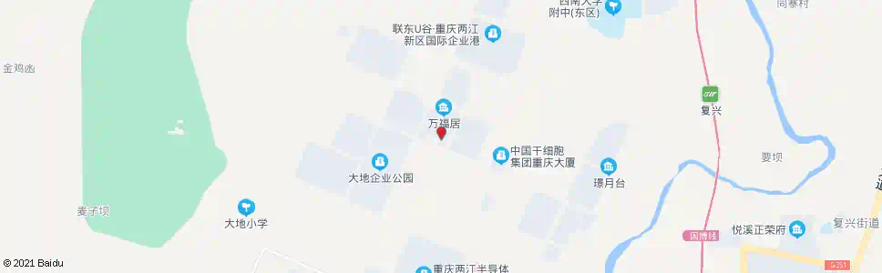重庆万寿福居_公交站地图_重庆公交_妙搜公交查询2025