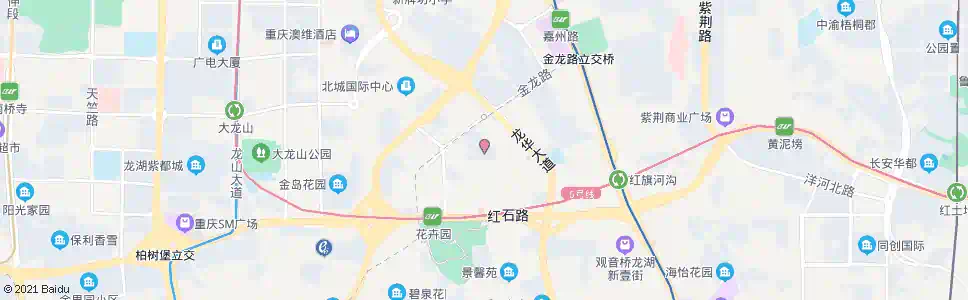 重庆锦江丽都_公交站地图_重庆公交_妙搜公交查询2025