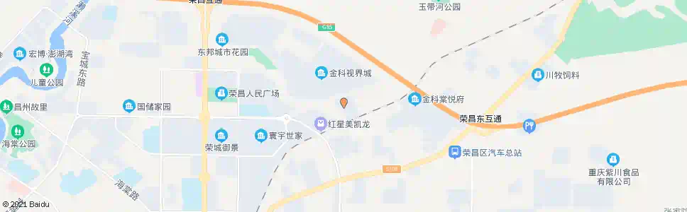 重庆棠城美岸_公交站地图_重庆公交_妙搜公交查询2025