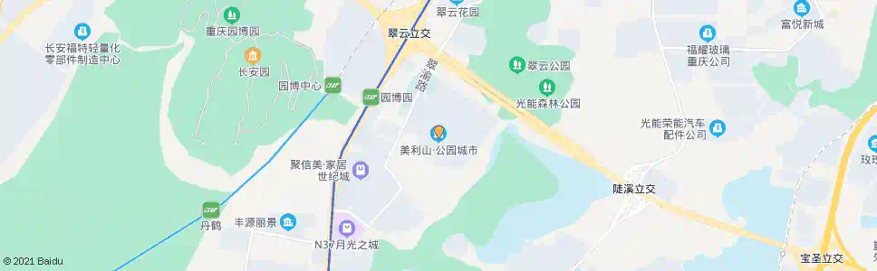 重庆美利山_公交站地图_重庆公交_妙搜公交查询2025