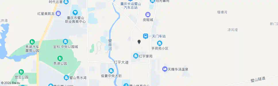 重庆一天门农贸市场_公交站地图_重庆公交_妙搜公交查询2025