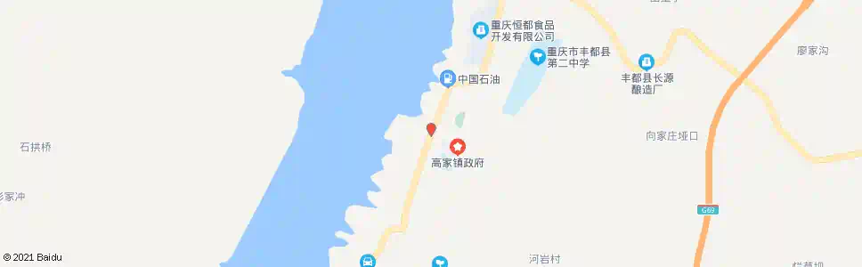 重庆高镇招呼站_公交站地图_重庆公交_妙搜公交查询2025
