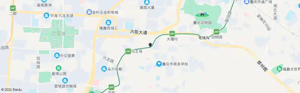重庆水碾立交_公交站地图_重庆公交_妙搜公交查询2025