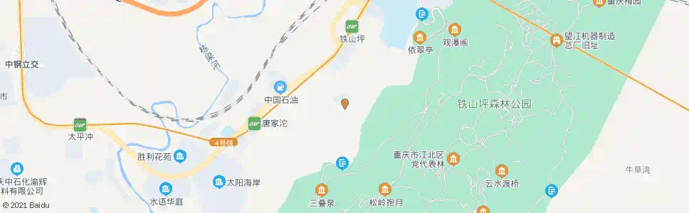 重庆月亮湾_公交站地图_重庆公交_妙搜公交查询2025