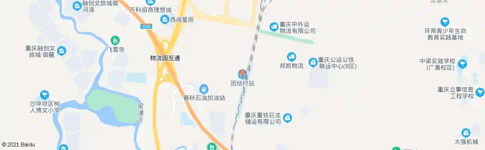 重庆团结村_公交站地图_重庆公交_妙搜公交查询2025