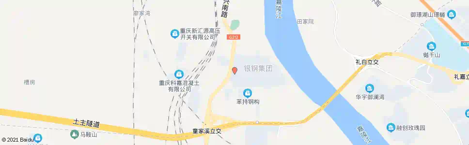 重庆银钢集团_公交站地图_重庆公交_妙搜公交查询2025