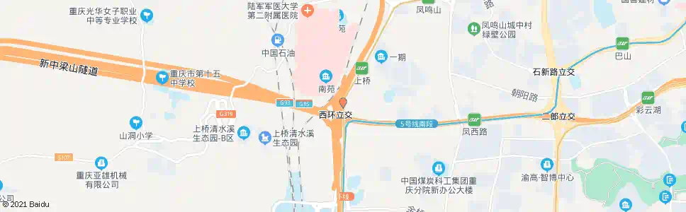 重庆上桥路口_公交站地图_重庆公交_妙搜公交查询2025