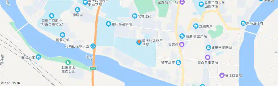 重庆外贸校_公交站地图_重庆公交_妙搜公交查询2025