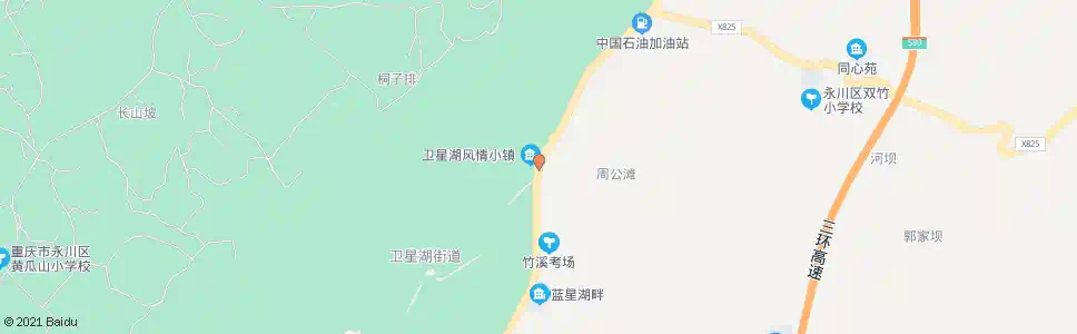 重庆周公滩_公交站地图_重庆公交_妙搜公交查询2025