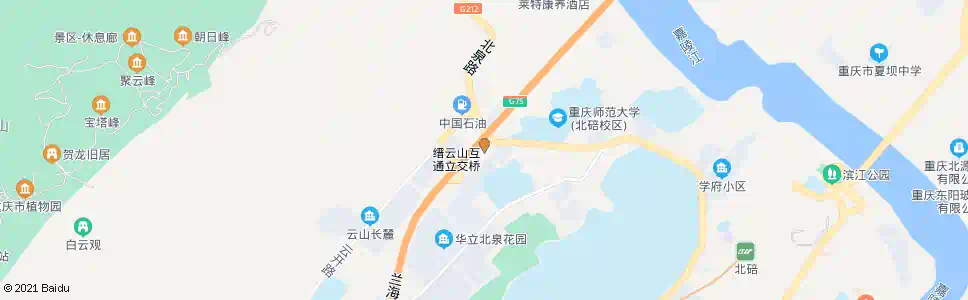 重庆集团堡_公交站地图_重庆公交_妙搜公交查询2025