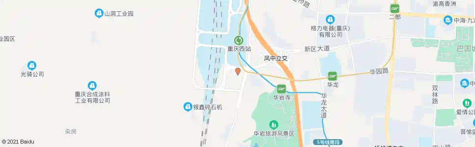 重庆华岩路口_公交站地图_重庆公交_妙搜公交查询2025