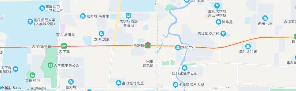 重庆陈家桥(轨道站)_公交站地图_重庆公交_妙搜公交查询2025