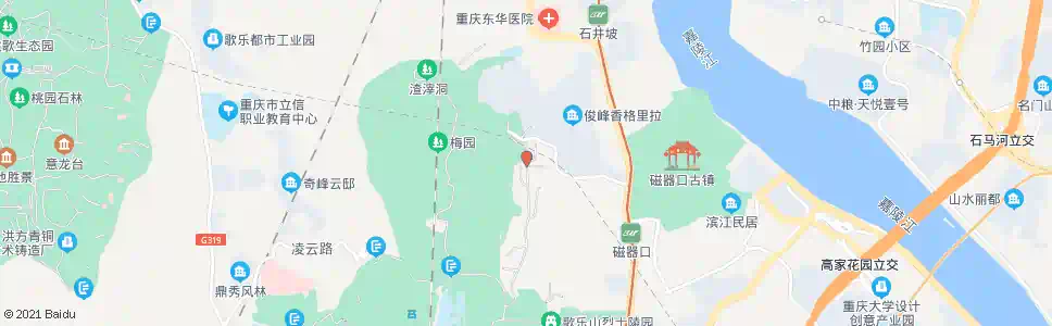 重庆杨家山_公交站地图_重庆公交_妙搜公交查询2025