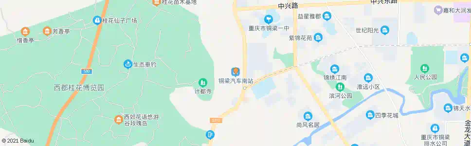 重庆铜梁汽车南站_公交站地图_重庆公交_妙搜公交查询2025