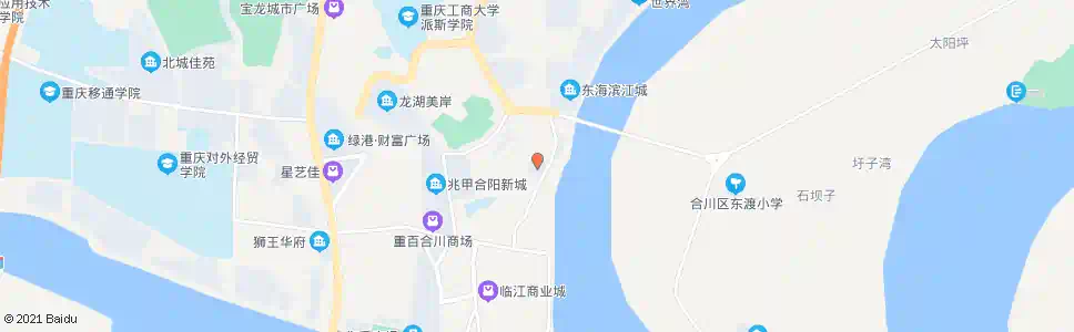 重庆江城福地_公交站地图_重庆公交_妙搜公交查询2025