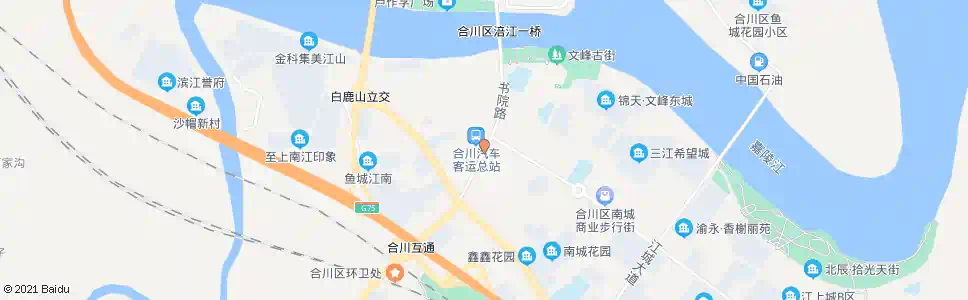 重庆中什字_公交站地图_重庆公交_妙搜公交查询2025