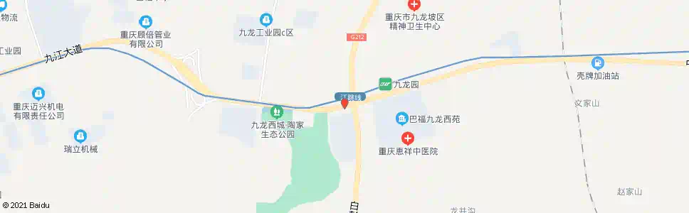 重庆华福路口西_公交站地图_重庆公交_妙搜公交查询2025