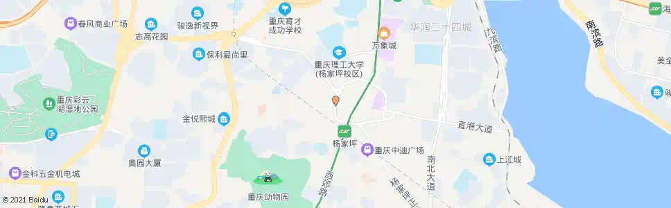 重庆杨家坪壹心壹学校_公交站地图_重庆公交_妙搜公交查询2025