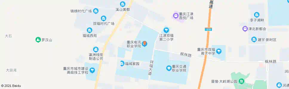 重庆电讯学院_公交站地图_重庆公交_妙搜公交查询2025