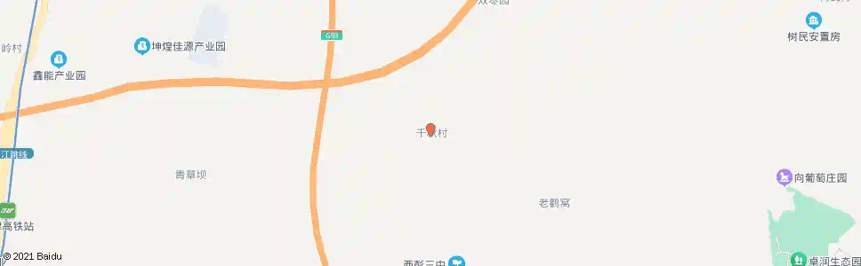 重庆千秋村_公交站地图_重庆公交_妙搜公交查询2025