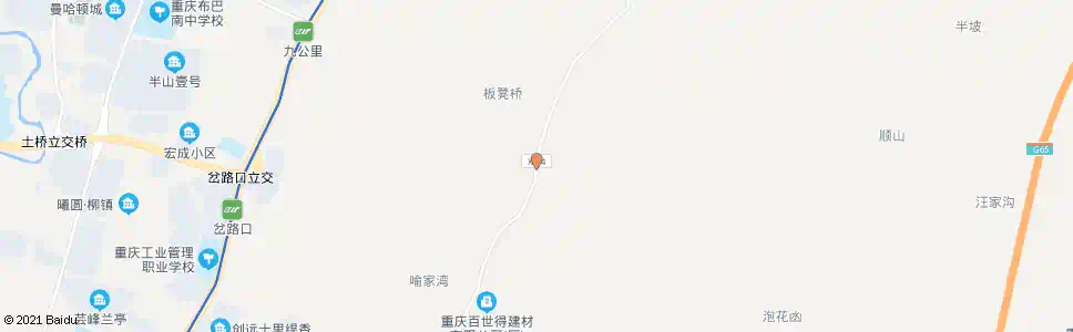 重庆板凳桥_公交站地图_重庆公交_妙搜公交查询2025