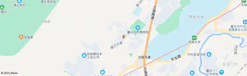 重庆云开路口_公交站地图_重庆公交_妙搜公交查询2025