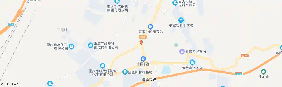 重庆唐家庄_公交站地图_重庆公交_妙搜公交查询2025