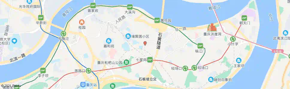 重庆捍卫路_公交站地图_重庆公交_妙搜公交查询2025