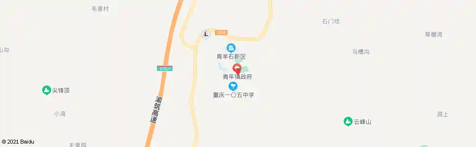 重庆青年镇_公交站地图_重庆公交_妙搜公交查询2025