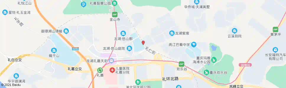 重庆礼嘉中学_公交站地图_重庆公交_妙搜公交查询2025