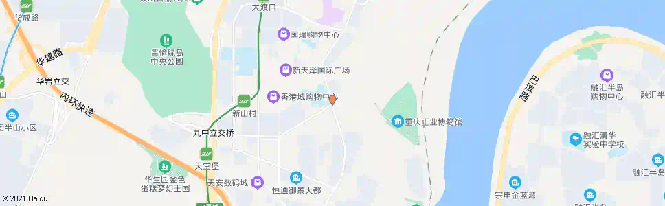 重庆袁茄路九宫庙_公交站地图_重庆公交_妙搜公交查询2025