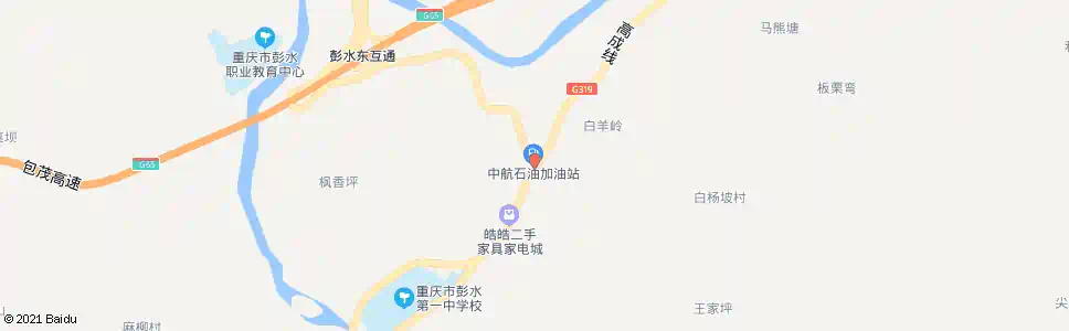 重庆杨柳巷_公交站地图_重庆公交_妙搜公交查询2025