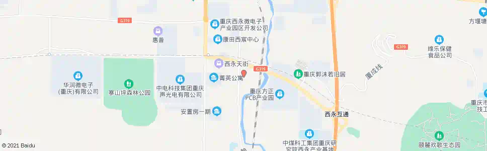 重庆西永镇政府_公交站地图_重庆公交_妙搜公交查询2025