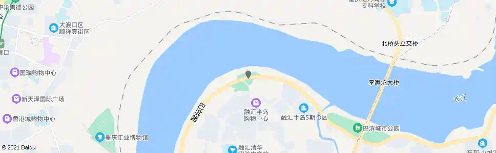 重庆融汇茶花广场_公交站地图_重庆公交_妙搜公交查询2025