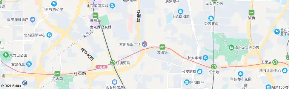 重庆紫荆商业广场_公交站地图_重庆公交_妙搜公交查询2025