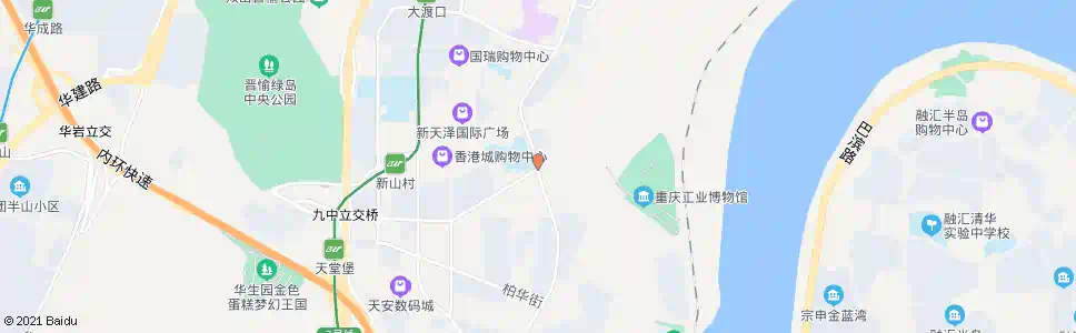重庆九宫庙_公交站地图_重庆公交_妙搜公交查询2025