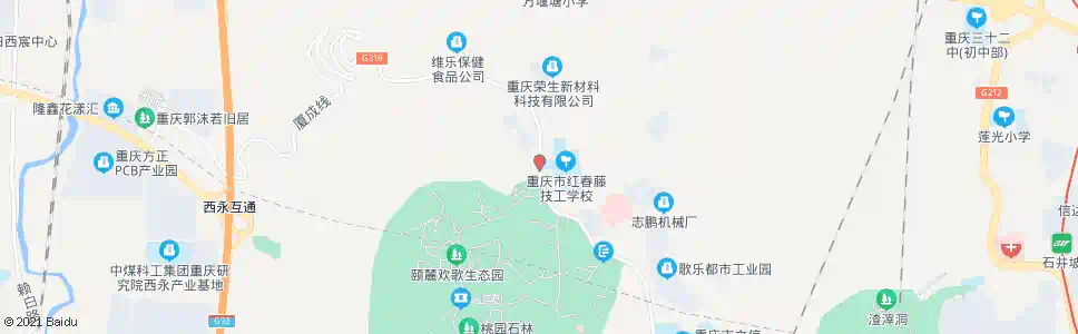 重庆金刚坡街_公交站地图_重庆公交_妙搜公交查询2025