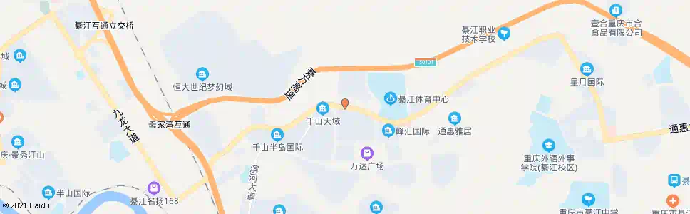 重庆红星国际广场_公交站地图_重庆公交_妙搜公交查询2025