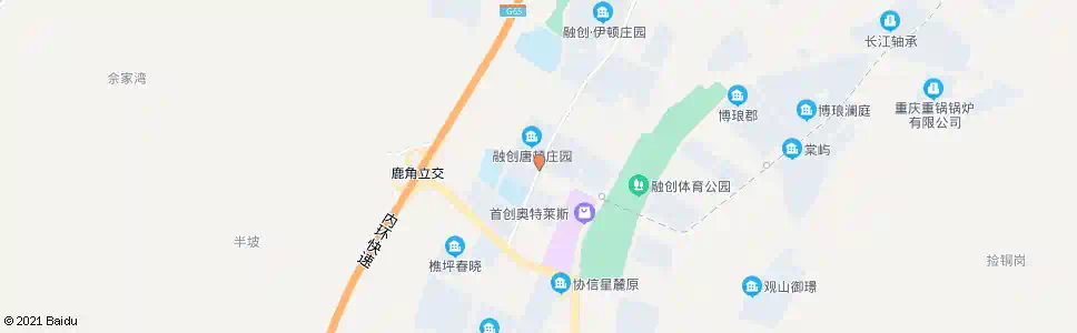 重庆欧麓花园城西_公交站地图_重庆公交_妙搜公交查询2025
