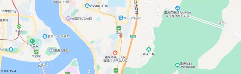 重庆东海长洲(小区)_公交站地图_重庆公交_妙搜公交查询2025