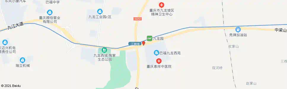 重庆华福路口(东)_公交站地图_重庆公交_妙搜公交查询2025