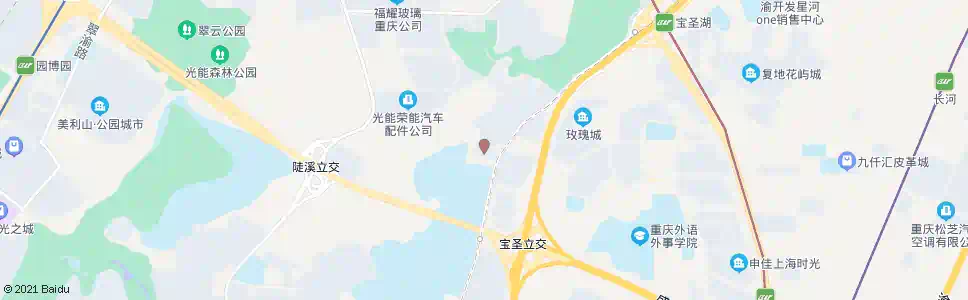 重庆学府家园_公交站地图_重庆公交_妙搜公交查询2025