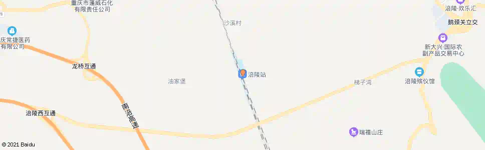 重庆涪陵火车站_公交站地图_重庆公交_妙搜公交查询2025
