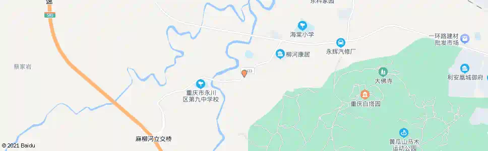 重庆龙岗水厂_公交站地图_重庆公交_妙搜公交查询2025