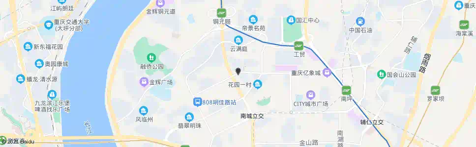 重庆南坪西路1站_公交站地图_重庆公交_妙搜公交查询2025