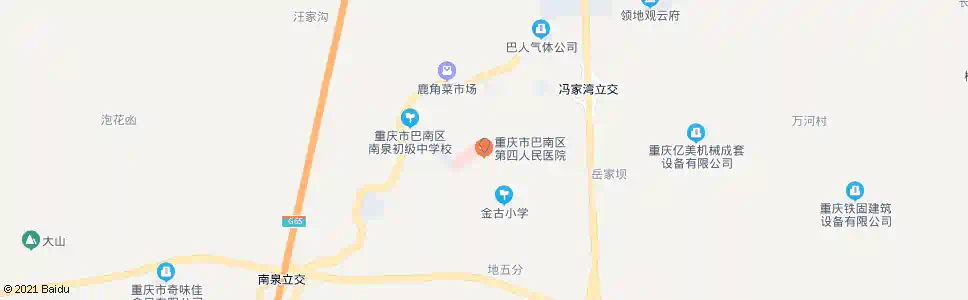 重庆万州区第四人民医院_公交站地图_重庆公交_妙搜公交查询2025