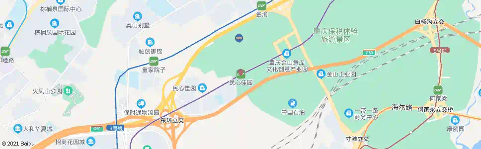 重庆民心佳园_公交站地图_重庆公交_妙搜公交查询2025